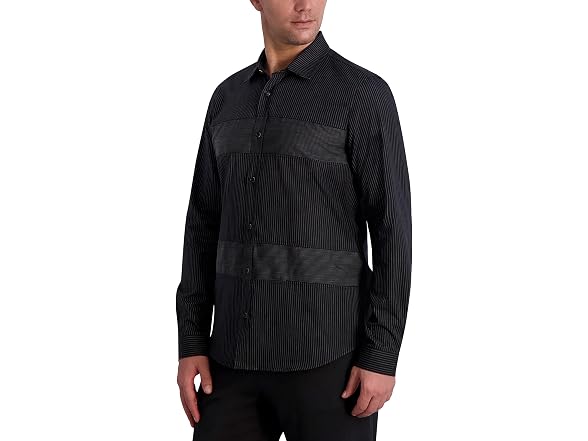 Karl Lagerfeld Men Panel Long Sleeve Top (L)