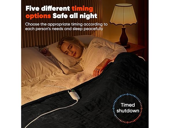 greenoak Heating Blanket with 10 Heat Levels