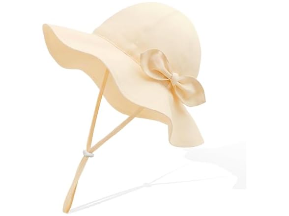 RIVBOS Toddler Sun Hat UPF 50+ Wide Brim