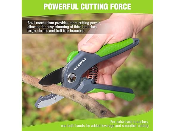 WORKPRO 8.5 Anvil Pruning Shear
