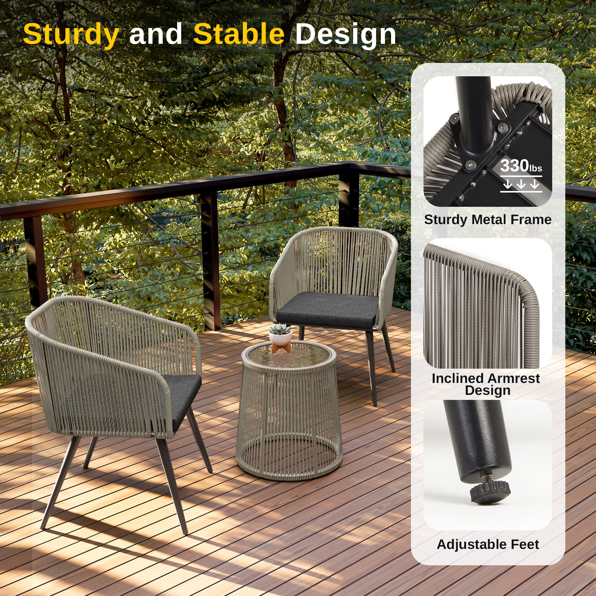 EAST OAK Breezeway Patio Furniture Set - Gallery 12