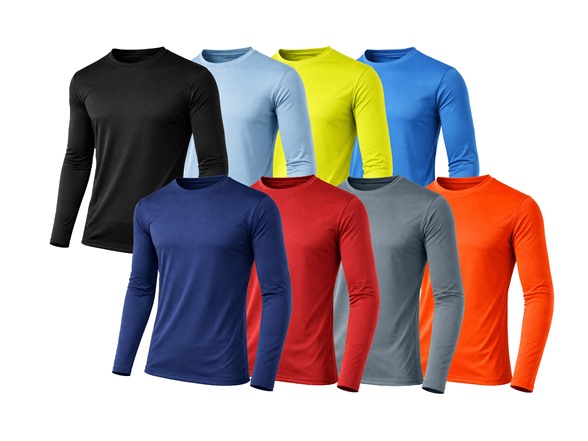 3Pk Mens L/S Performance Shirt