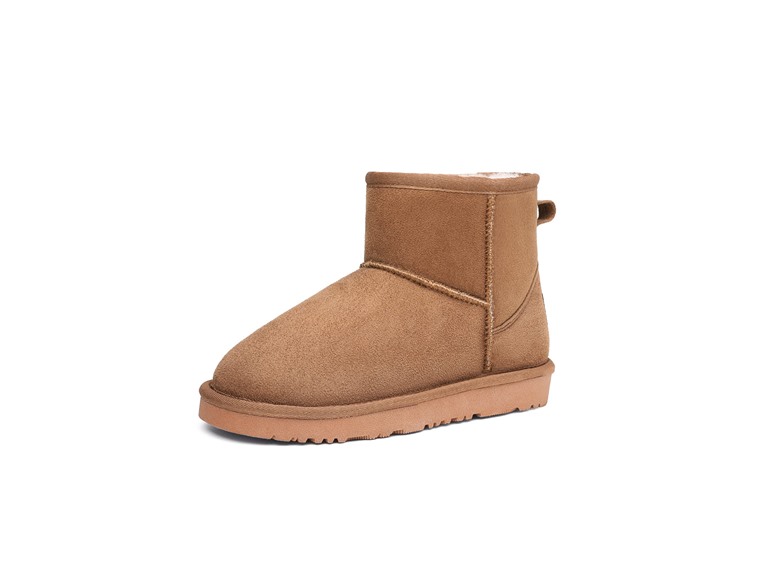 DREAM PAIRS Toddler Boys Girls KSB214 Faux Fur Lined Ankle Snow Boots Kids Winter Shoes Camel Size 2 Little Kid
