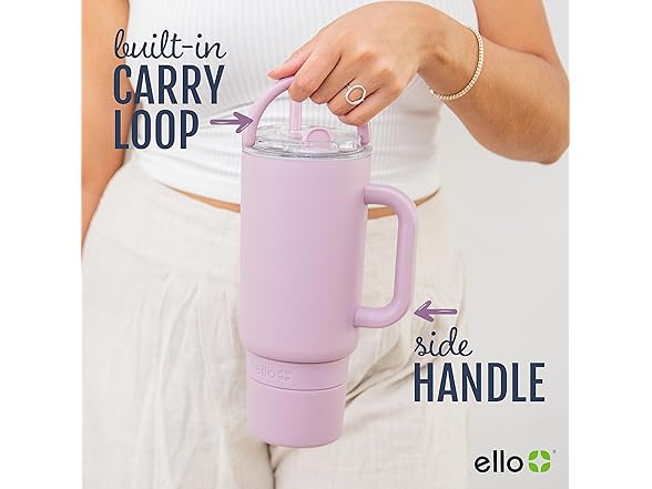 Ello Port 40oz Tumbler with Carry Loop