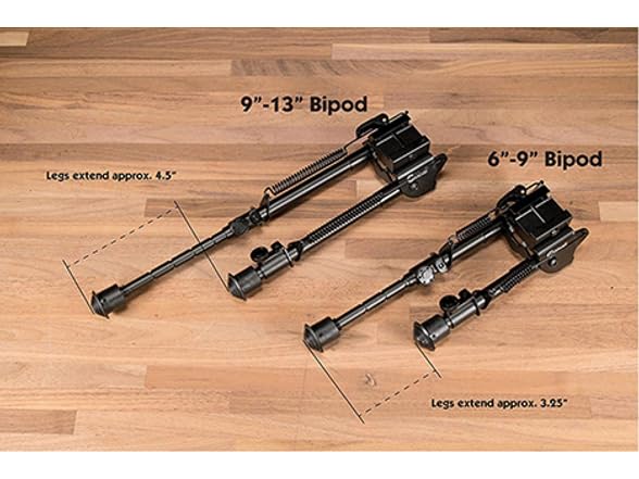 Caldwell XLA Fixed Pic Rail Bipod with Collapsible Design