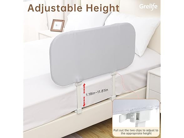 Grelife Portable Travel Bed Rail