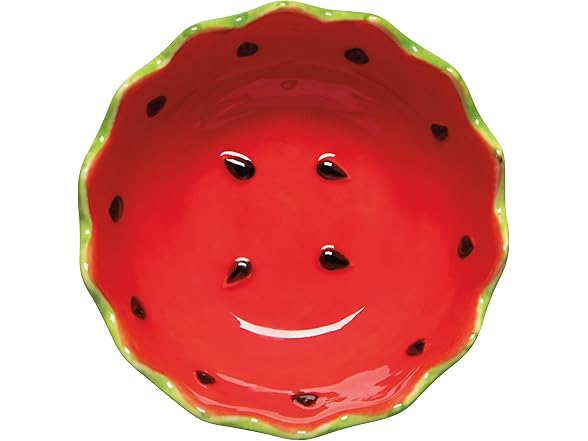 Jubilee Melon Pop Shaped 5oz Stoneware Bowls Set of 3