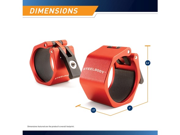 SteelBody Olympic Barbell Lock Jaw Collars