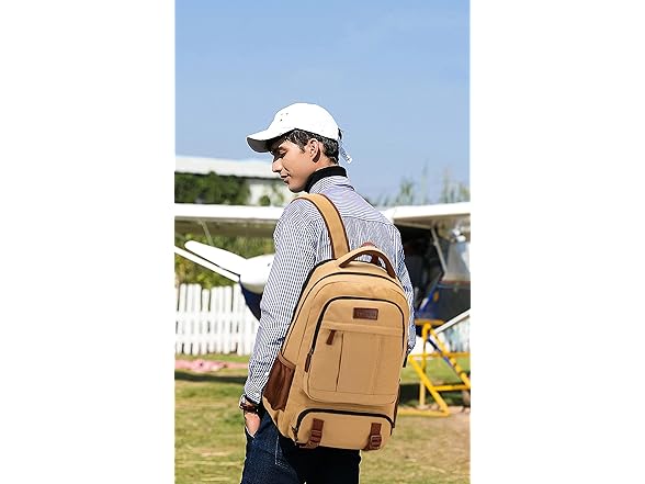Yellow 17.3" Laptop Backpack