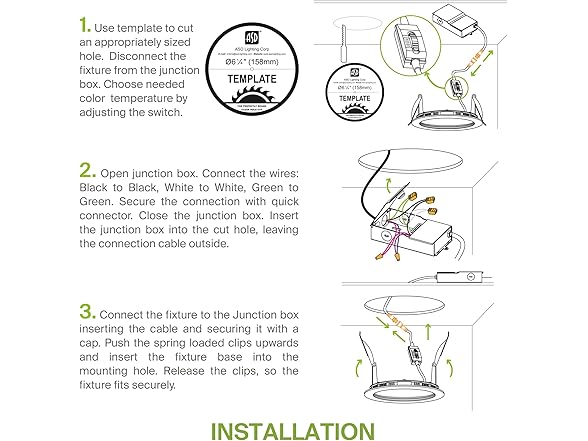 ASD LED Recessed Lighting 6 Inch