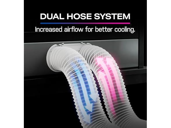GE Profile 10,000 BTU Smart Dual-Hose Portable AC