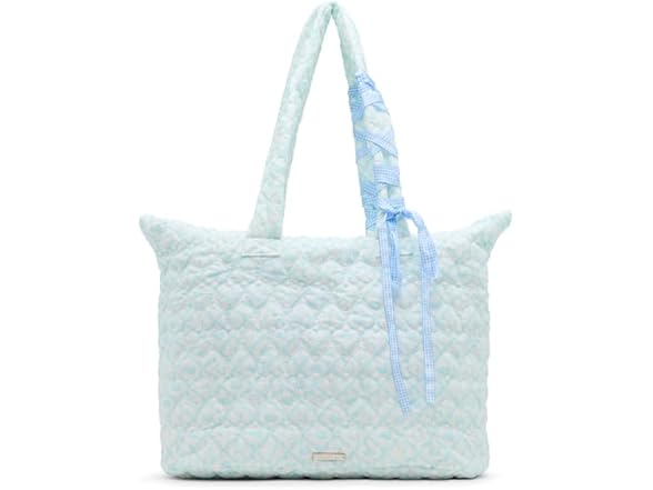 Madden Girl 2 PC Tote Set, Blue Floral