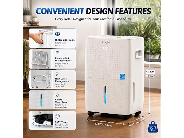 Boglvr Dehumidifiers for Home