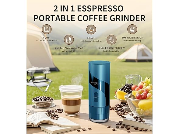 Magnavox HOME Portable Espresso Coffee Maker