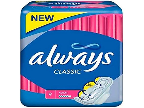 Always Classic (Size 2) Sanitary Napkins with Wings