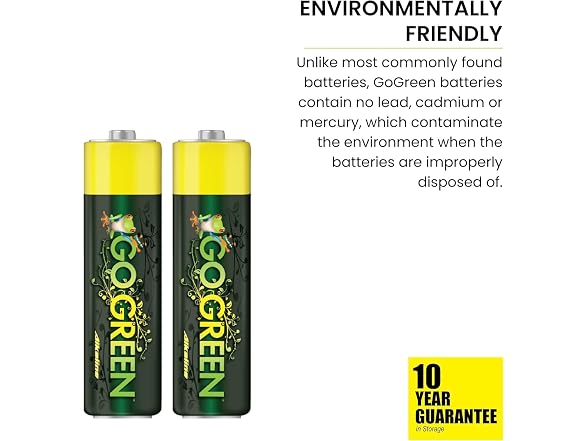 GoGreen Power (G 24012) Eco Friendly Alkaline AAA