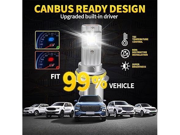 Aunvista 9004 Light Bulb 30000LM 2pk