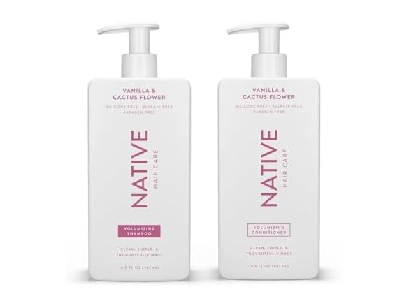 Native Vanilla & Cactus Flower Shampoo and Conditioner