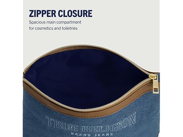 True Religion True Religion Women's Makeup Bag, Small