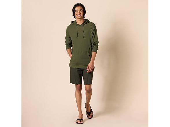 Amazon Essentials Men Long-sleeve Slub Hoodie