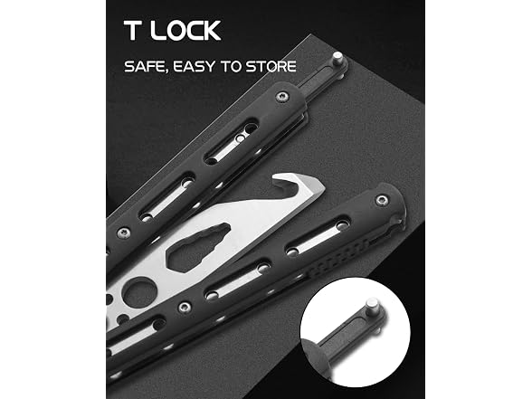 Dispatch Practice Butterfly Knife Black