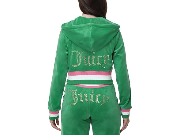 Juicy Couture Corset Track Jacket Kiwi