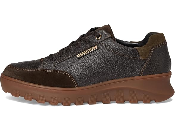 Mephisto Mens Flynn Dark Brown 8 Medium