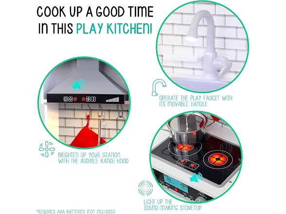 Small Kitchen Set White