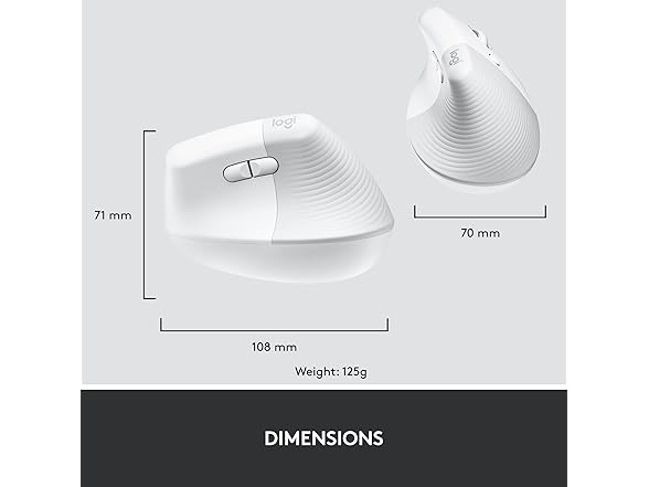 Logitech Lift Business Vertical Ergonomic Mouse