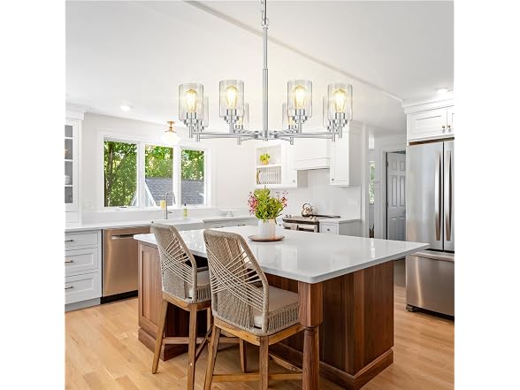 Sucolite B0DLFTB79G 8-Light Chandelier for Dining 