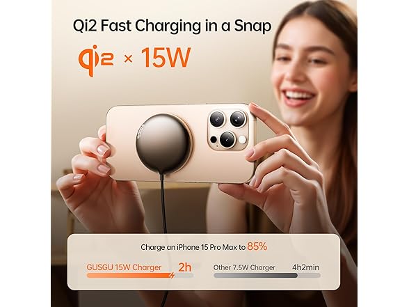 GUSGU C2M-Elite Qi2 Wireless Charger