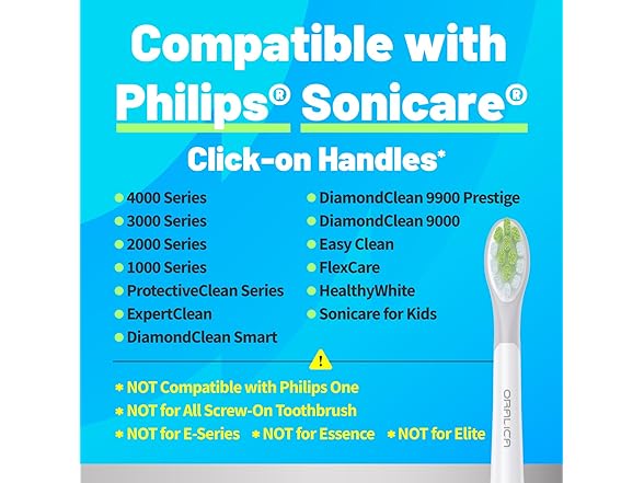 Oralica - Whitening Replacement Toothbrush Heads