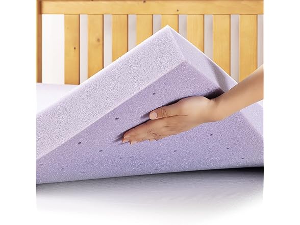 Mellow 3 Inch Ventilated Memory Foam Mattress Topper
