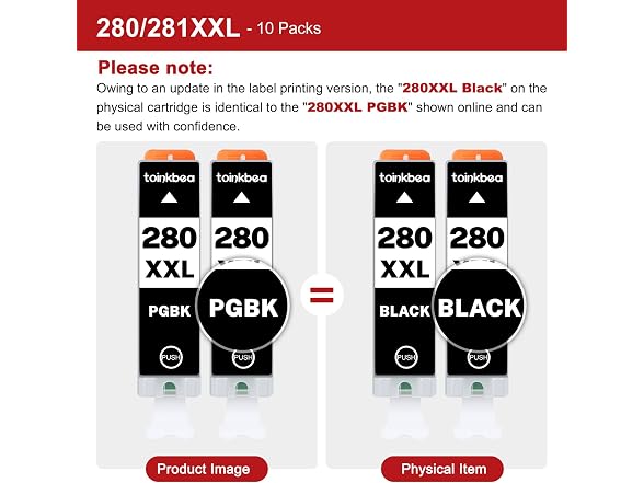 Compatible Canon 280 281 Ink Cartridges
