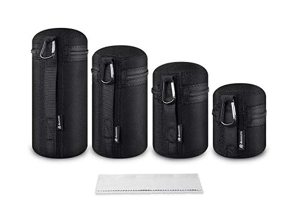 Powerextra 4x Zipper Lens Case Lens