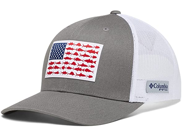 Columbia PFG Snap Back Fish Flag Ballcap