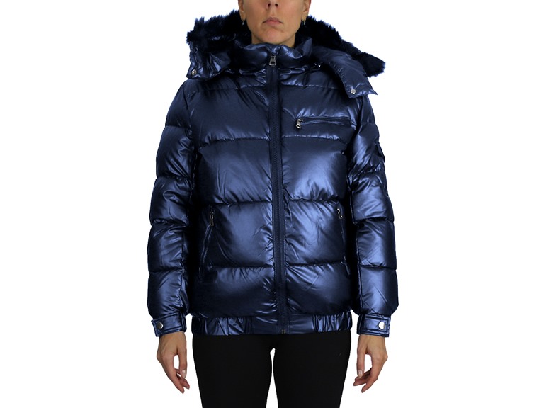 Spire By Galaxy WC-----SPL-2400 - NV - S Small Womens Heavyweight Bubble Jacket Navy