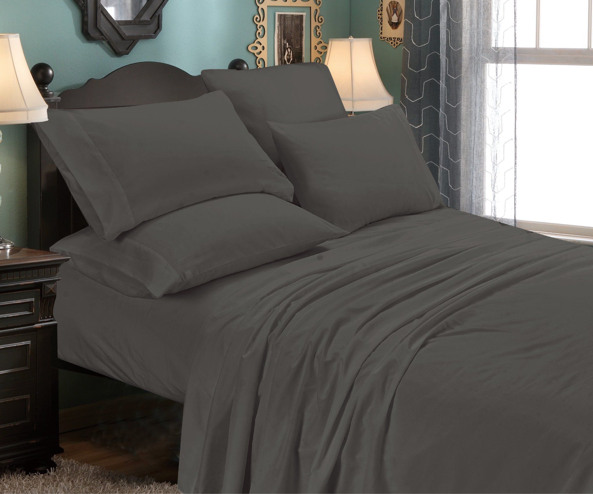 Premium Quality Super Soft Bed Sheet Set - Gallery 32