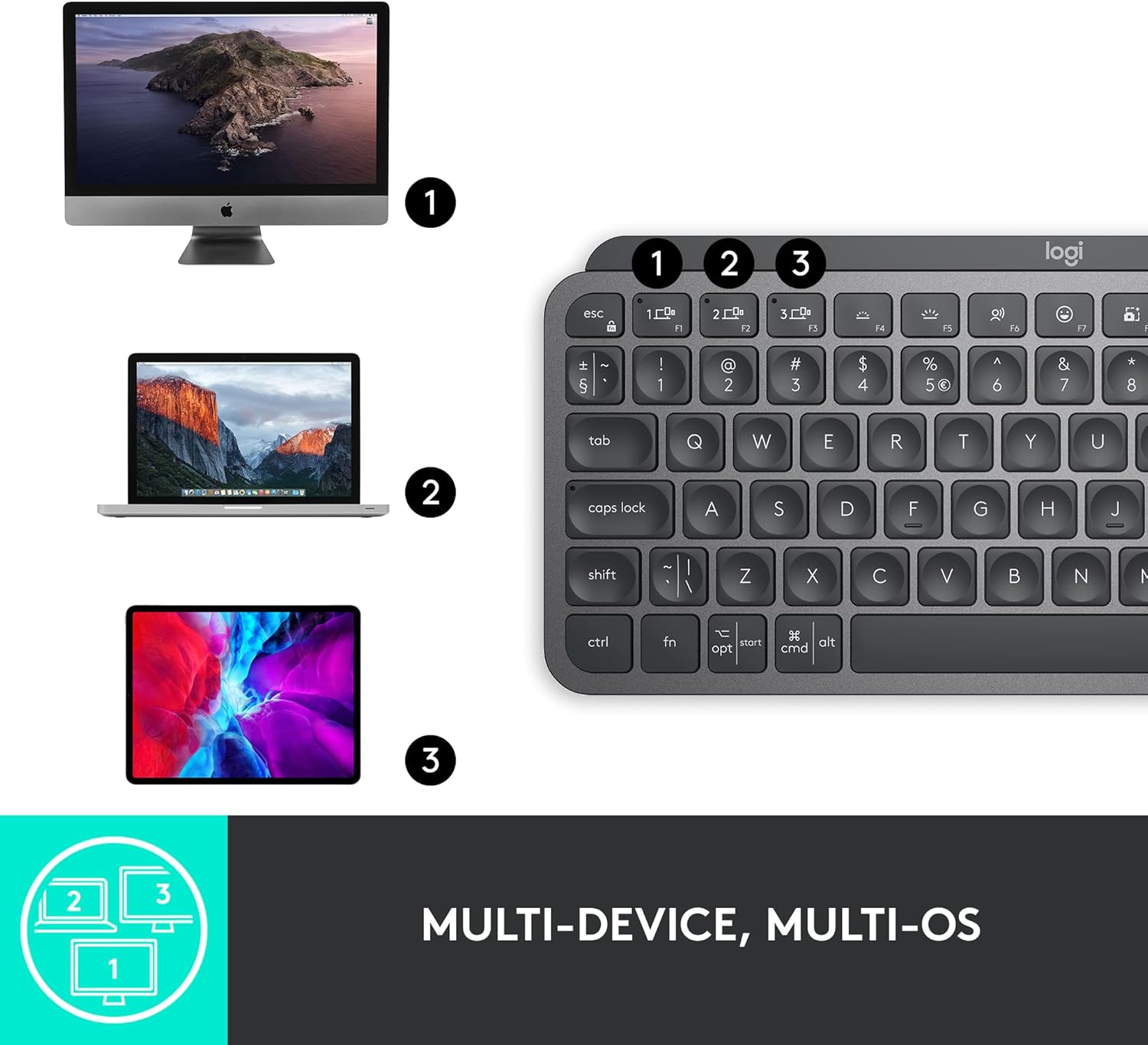 Logitech MX Keys Mini Wireless Keyboard - Gallery 15
