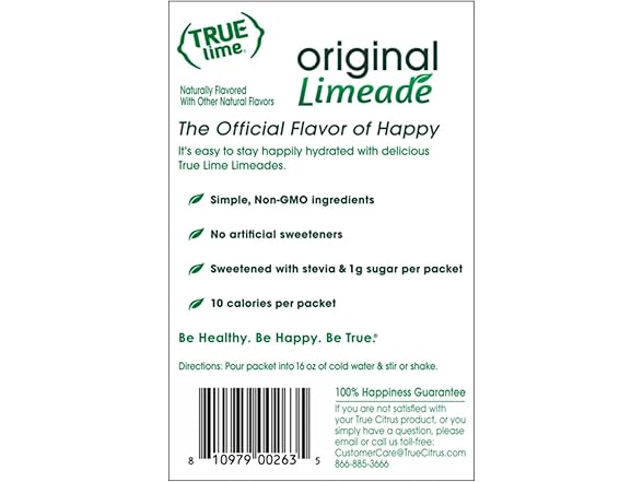 True Lime Limeade, 10 count - 12 pack