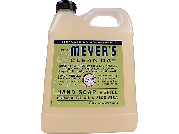 Mrs Meyer's Lemon Verbena Refill, 33oz