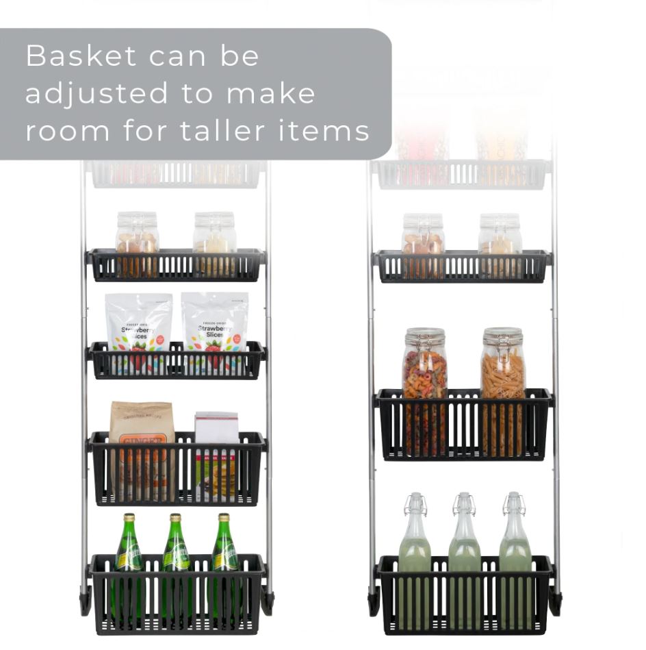 Smart Design 8-Tier Over The Door Pantry Organizer - Gallery 6