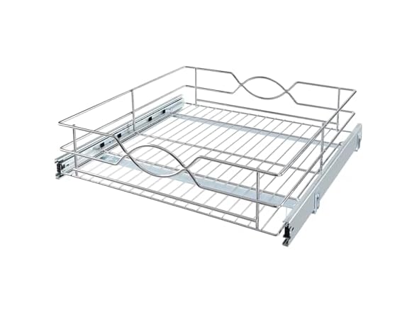 Knape & Vogt Single-Tier Wire Pull Out Storage Basket
