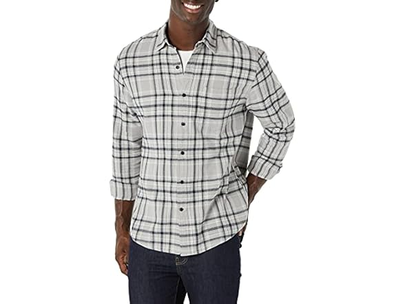 Amazon Essentials Men LS Flannel Shirt - Gallery 8