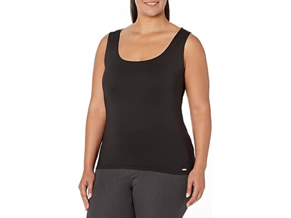 Calvin Klein Tank Blouse (L) Black