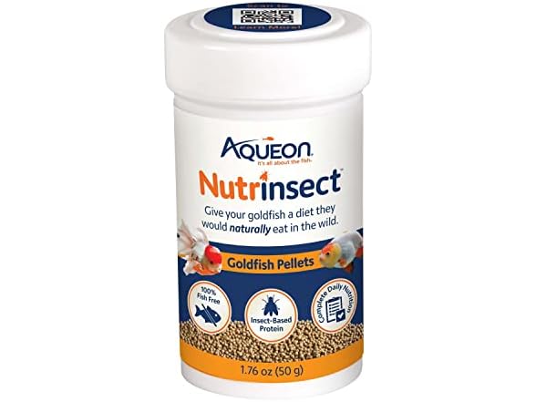 Aqueon Nutrinsect Fish-Free GoldFish Food