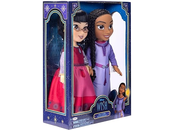 Disney's Wish Asha & Dahlia Dolls Best Friends Pack