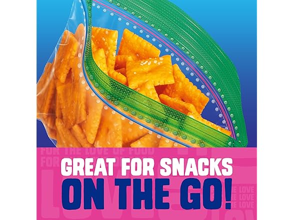 Ziploc Ziploc Snack Bags, Easy Open and Close,