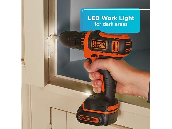 Black+Decker BDCDD12C 12V MAX Drill/Driver Kit