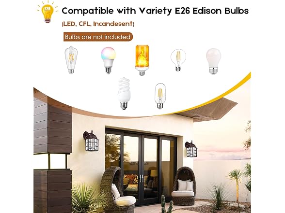 Brightever 2-Pack Wall Sconce 29S2 - Gallery 5